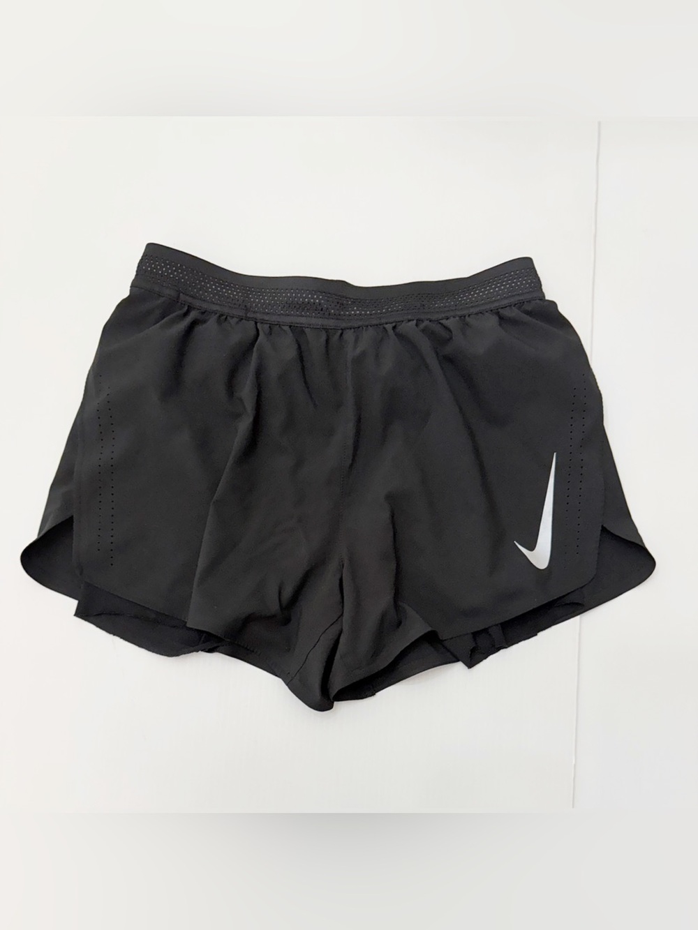 Nike Aeroswift Black Liner Athletic Running Split Shorts - S